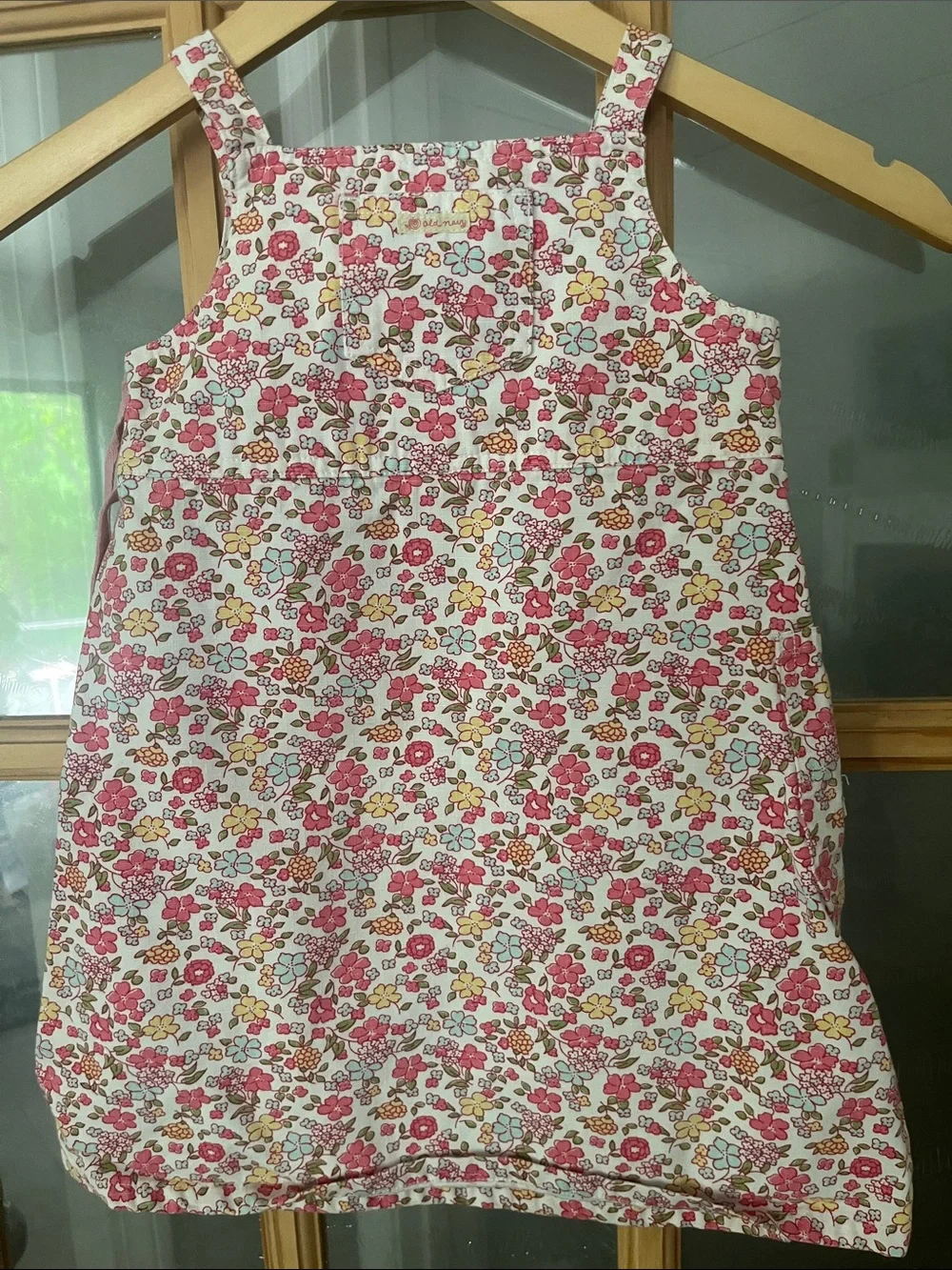 Vintage Floral ditsy Cotton Wrap Sundress 3T with pockets